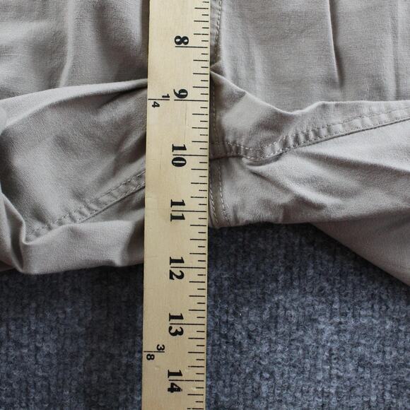 Burberry Brit Shorts Women 6 Pleated Cuffed Chino Khaki Preppy Quiet Luxury Chic - Picture 7 of 9